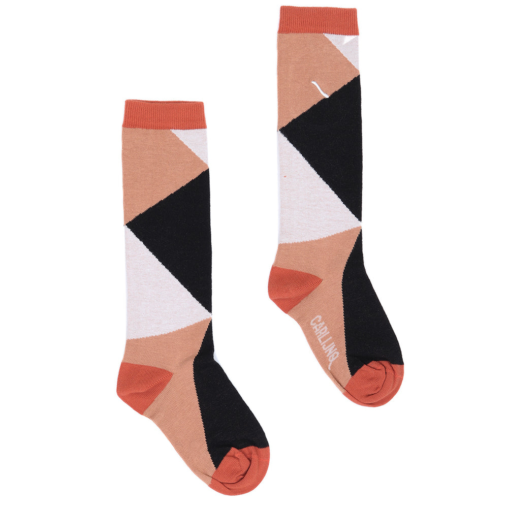 Knee Socks Black/Brown
