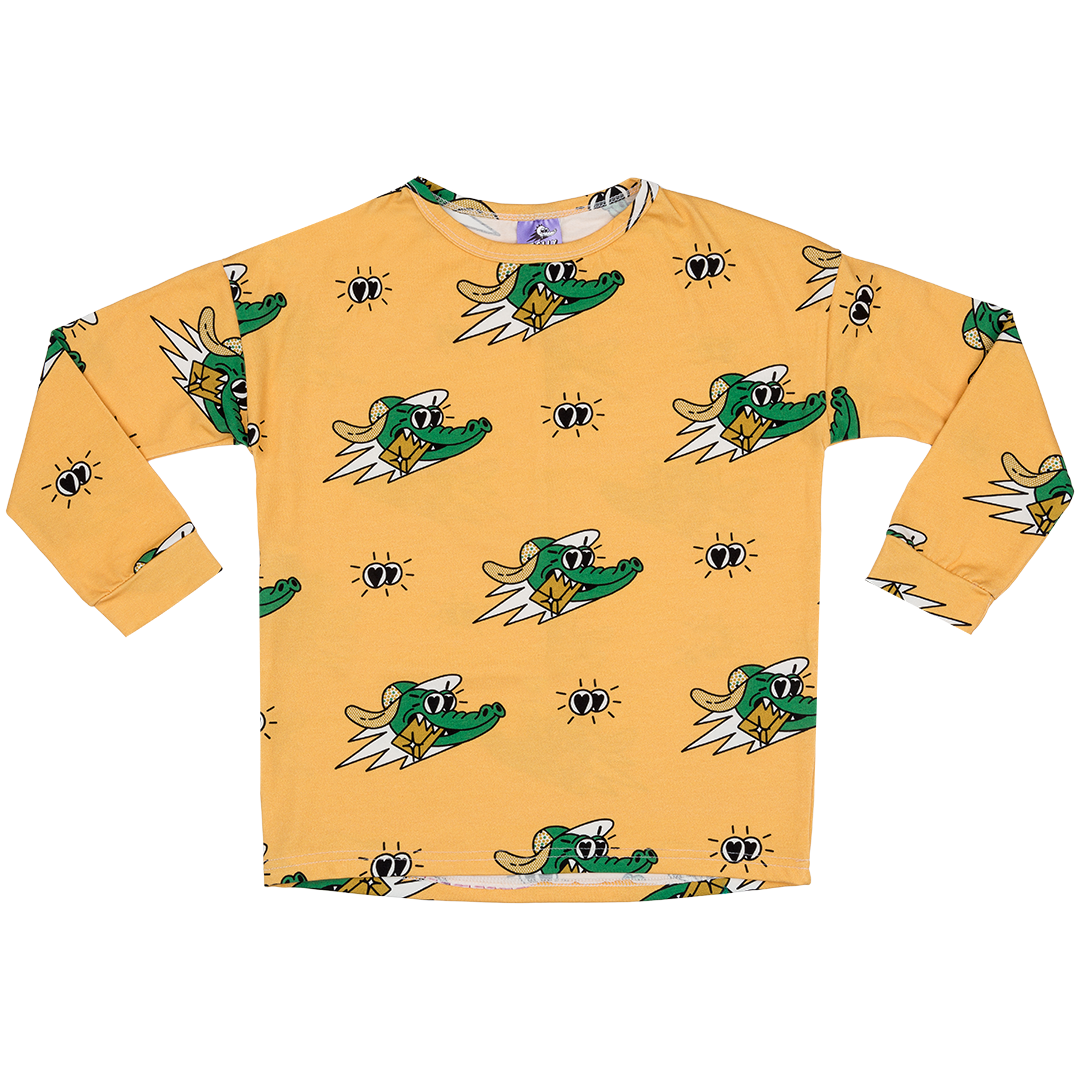 Yellow Golden Gator Long Sleeve - HURRY! Only 2 left