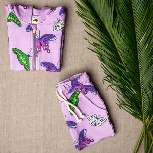 Lilac Butterflies Joggers - HURRY! Only 2 left