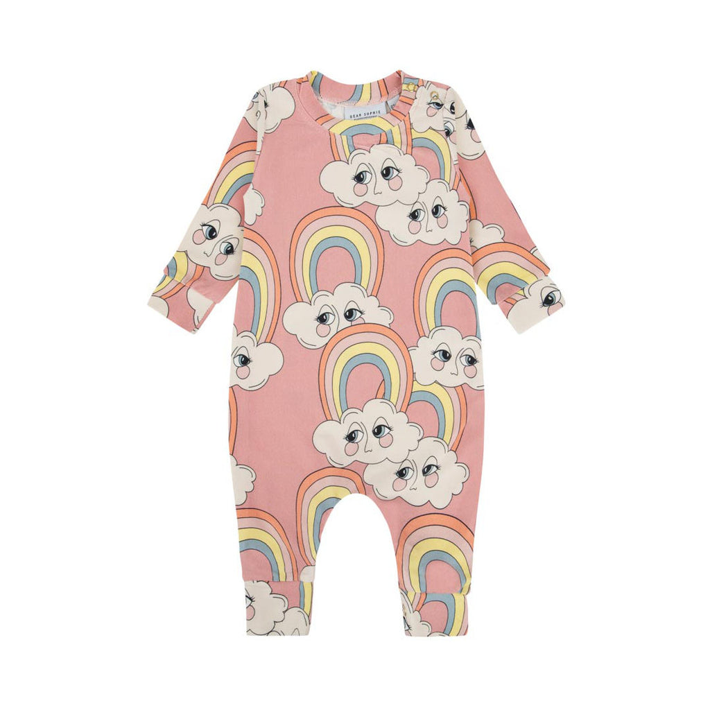 Rainbow Pink Sleepsuit - ONLY 2 LEFT