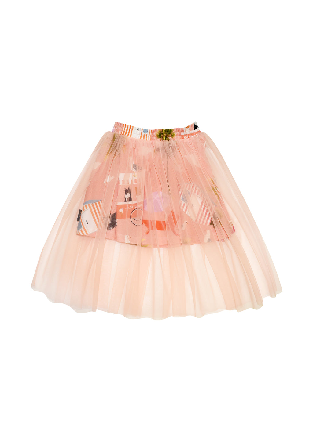 Pink Summer Tulle Skirt