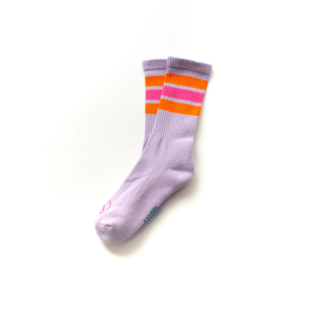 Lilac Peace Socks