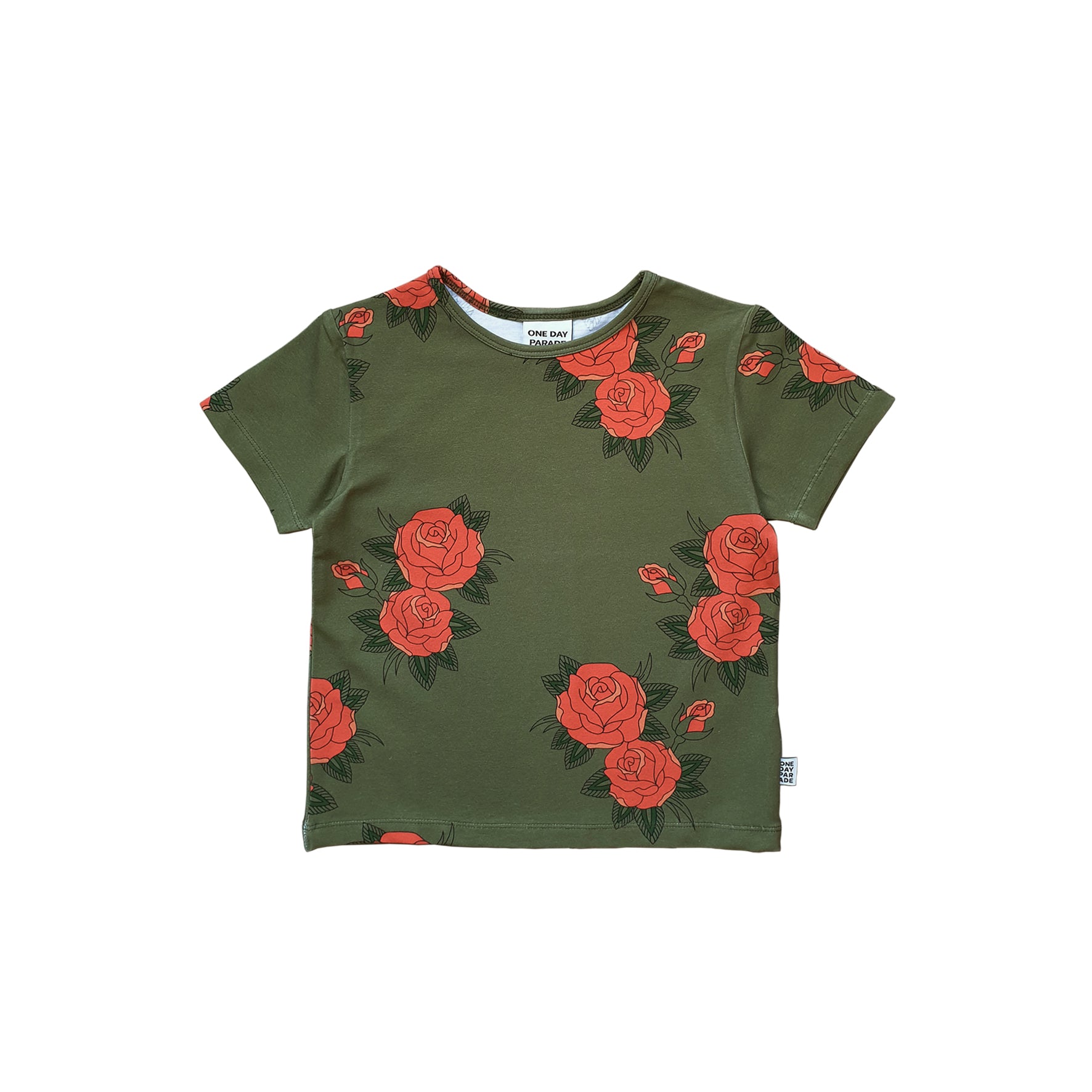 Roses Green T-Shirt - ONLY 2 LEFT