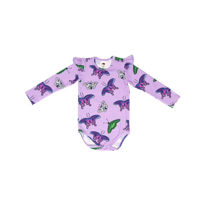 Lilac Butterflies Bodysuit