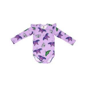 Lilac Butterflies Bodysuit