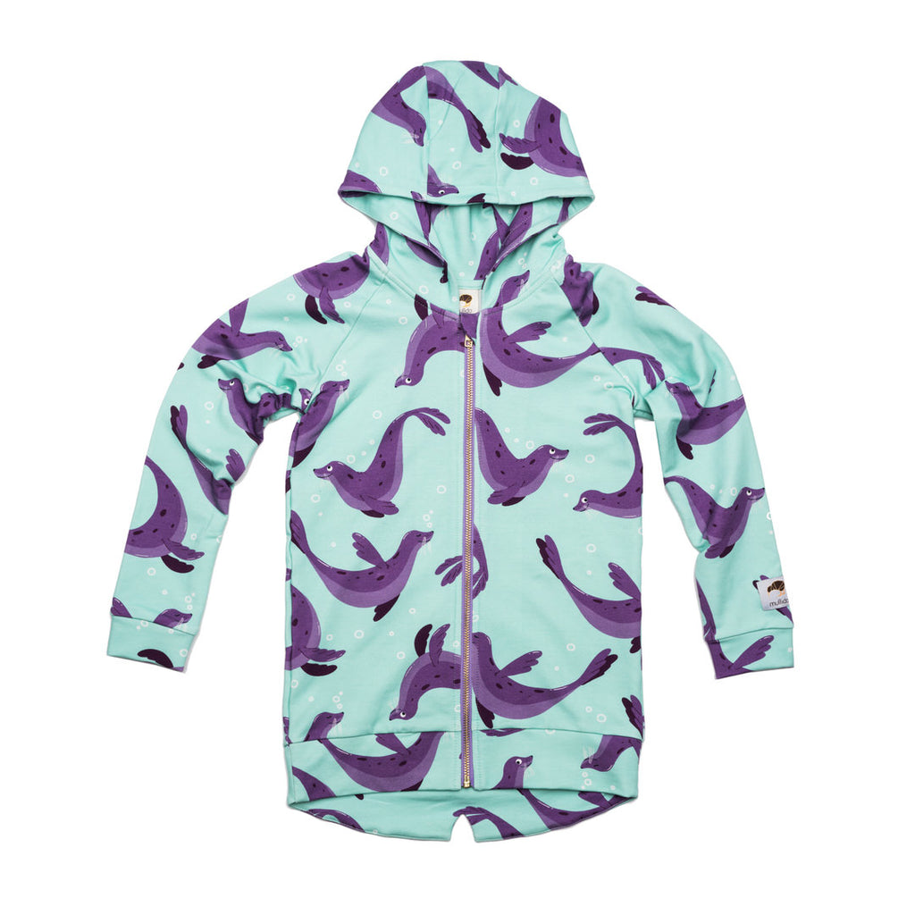 Mint Seal Hoodie - HURRY! Only 2 left
