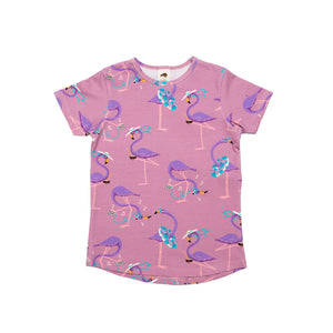 Pink Flamingo T-shirt - LAST ONE! 7-8 years
